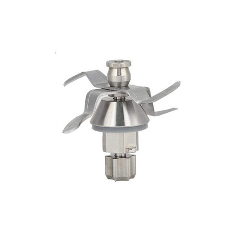 Lntyq Couteau compatible pour Thermomix Bimby TM31 TM 31 Couteaux Mélangeur Base en Métal Résistant et Lame Tranchante en Acier Inoxydable