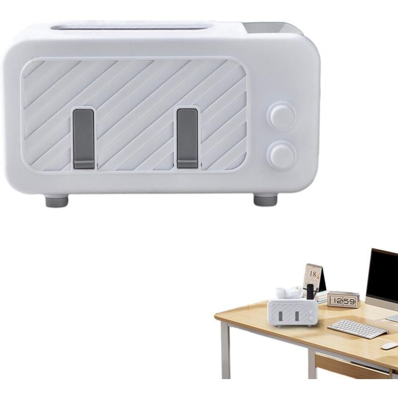 Lntyq - Couvercle de boîte à mouchoirs rectangulaire, Porte-mouchoirs pour Salle de Bain Boîte de Support de Distributeur de Serviettes - Boîte à