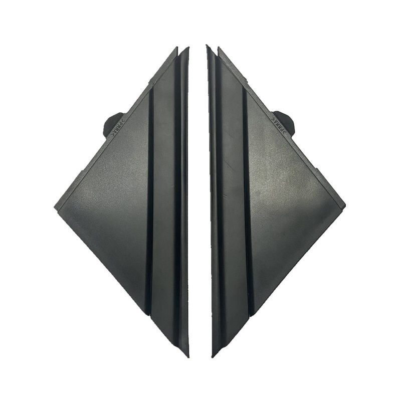 Lntyq Couvercle de Drapeau de Rétroviseur de Porte 1SH17KX7AA Rétroviseur Gauche Droite Triangle Plaque Garniture Remplacement pour FIAT 500 2012 à