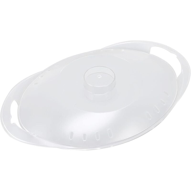Lntyq - Couvercle sûr à utiliser pour poêle à vapeur, résistant à la chaleur, pratique à laver, garder la chaleur, accessoire compatible avec