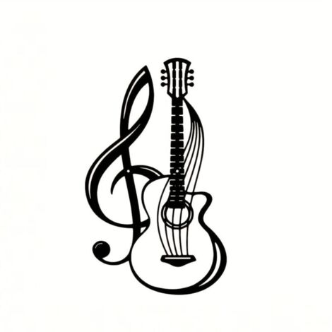 Lntyq Décoration Murale Métal Notation Musicale Noire Découpée au Laser Suspendre,Décoration Murale,Sculpture Minimaliste,Cadeau pour Amateurs Musique,Terrasse,Jardin,Chambre Coucher 30x18cm
