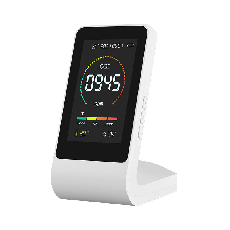Lntyq - Détecteur De Co2 Dioxyde De Carbone, Détecteur De Qualité De L'air Détecteur d'air, Moniteur De Qualité De L'air, Moniteur De CO2 Domestique