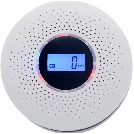 Lntyq Détecteur de Fumée et de Monoxyde de Carbone 2 en 1 - Protection Incendie et Sécurité contre le CO