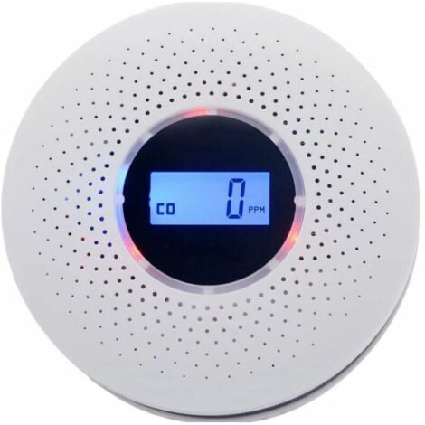 Lntyq Détecteur de Fumée et de Monoxyde de Carbone 2 en 1 - Protection Incendie et Sécurité contre le CO