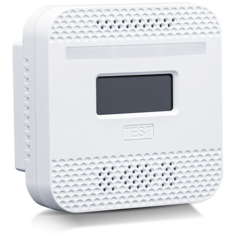 Lntyq Détecteur de monoxyde de carbone, détecteur de monoxyde de carbone portable avec affichage numérique LCD pour voyage à la maison, alarme de monoxyde de carbone，CO Détecteur Alarm pour la Maison,