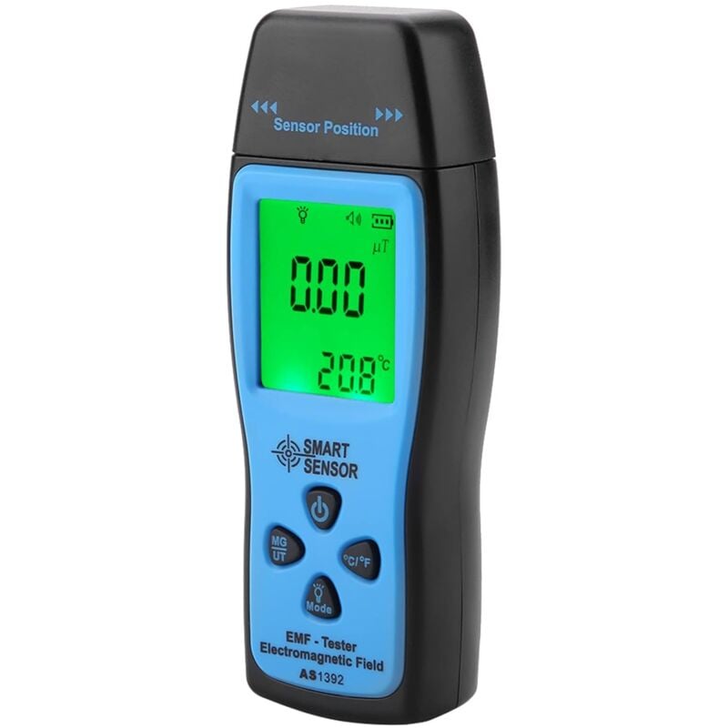 Lntyq - Détecteur de Rayonnements de Champ Electromagnétiques Testeur emf Detecteur emf numérique Radiomètre Electromagnétique avec Rétroéclairage lcd