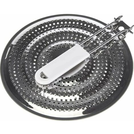 Lntyq Diffuseur de Chaleur en Acier Inoxydable 21 cm pour Plaque de Cuisson au gaz Uniquement