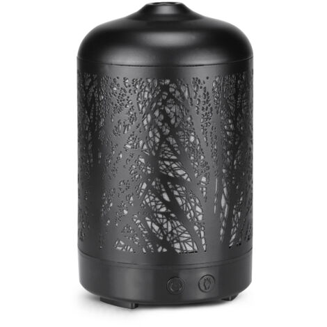Lntyq Diffusor für ätherische Öle, 100 ml, Ultraschall-Luftbefeuchter, kühles Nebelaroma, elektrischer Duft mit 7-Farbwechsel, automatischer Abschaltung, für Schlafzimmer/Wohnzimmer/Spa/Yoga/Massage