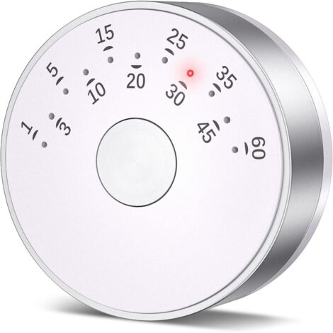 Lntyq Digitale Küchentimer, magnetischer 60-Minuten-Countdown-Timer mit lautem Alarm und Count-Up-Timer für Küche, Klassenzimmer, Fitness, Backen, Lernen, einfach für Kinder und Erwachsene