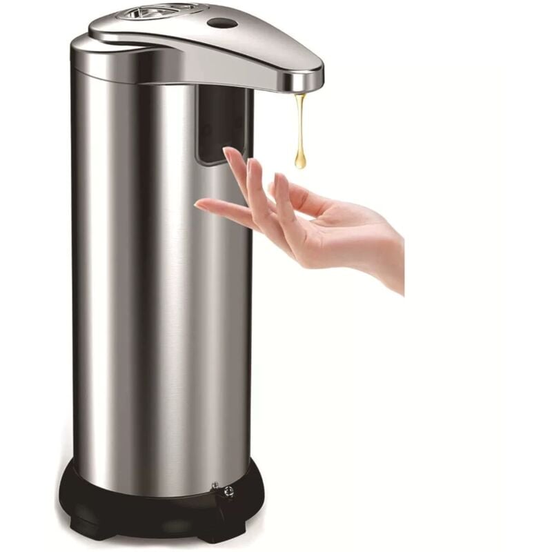 Distributeur de savon automatique avec capteur infrarouge et base étanche sans contact(19.310.77.4cm) - Lntyq