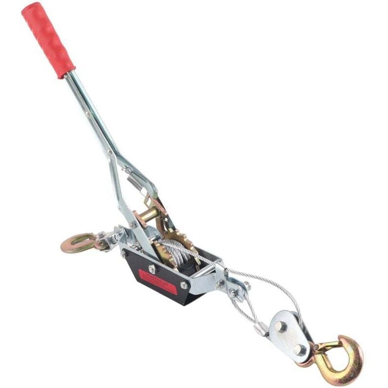 Image of Drahtseilzieher, Handspannwerkzeug, Mini-Spanner, Doppelhaken-Hebewerkzeug (2 Tonnen) - Lntyq