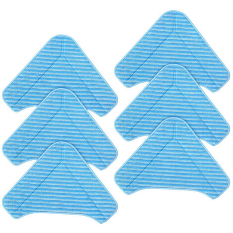 Lntyq Dreieckige Ersatzpads für PurSteam ThermaPro Elite 12 in 1 Dampfreiniger und kompatibel mit PureClean XL Rolling Steam Cleaner (6 Packungen)