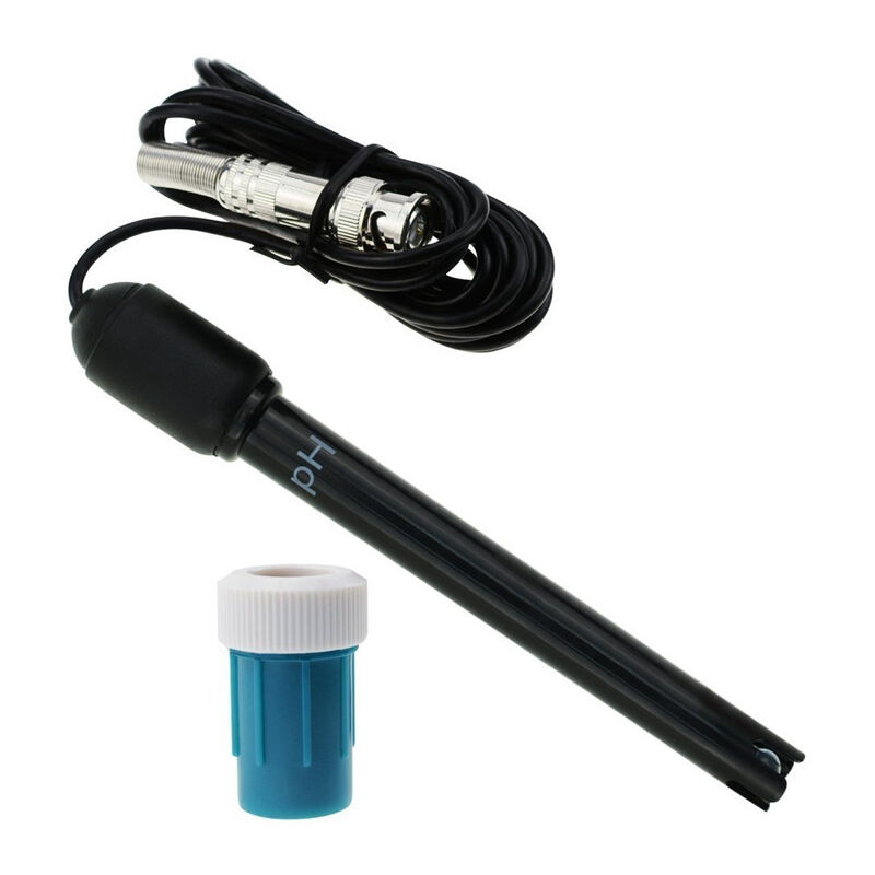 Lntyq - lectrode de pH à corps long avec sonde à prise bnc Câble de 300 cm 0-14pH pour pH-mètre, contrôleur de pH Appareil de pH Capteur économique