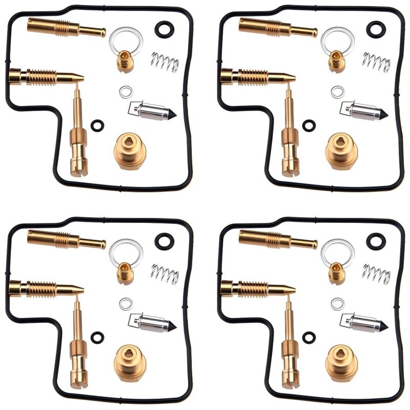 Lntyq Ensemble de 4 Kits de réparation de carburateur pour VFR750F VFR 750 F RC24 1986-1987