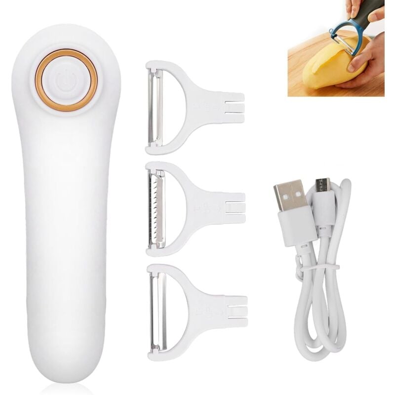 Lntyq - plucheur électrique de pommes de terre,Éplucheur de Pommes de Terre électrique,eplucheur electrique fruits et legumes,éplucheur électrique de