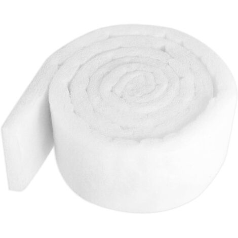 Lntyq Eponge filtrante pour Aquarium,2 m de Tampon filtrant pour Aquarium,Tampon filtrant biochimique épaissi,Mousse filtrante pour Aquarium de Bassin