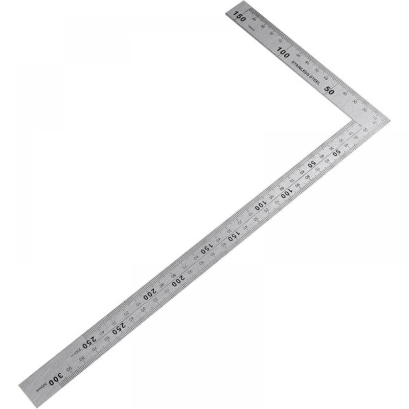 Equerre Couture,Equerre Menuisier Equerre Metal Menuisier Inoxydable Règle Carrée 150×300mm