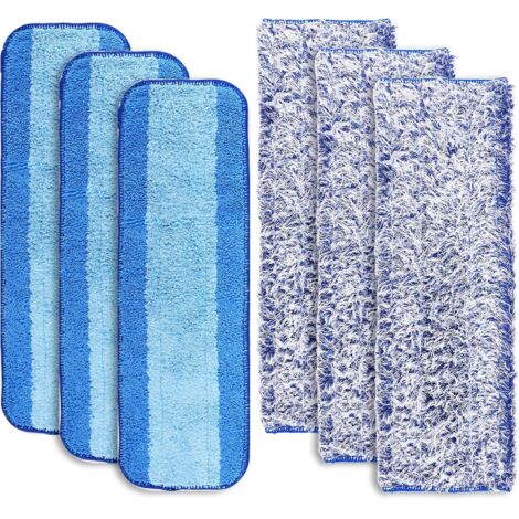 Lntyq Ersatz-Mopp-Pads für Bona, waschbare Mikrofaser-Reinigungspads. Wiederverwendbare Ersatz-Mopp-Pads für Bona, Hartholz und Multi-Oberflächen