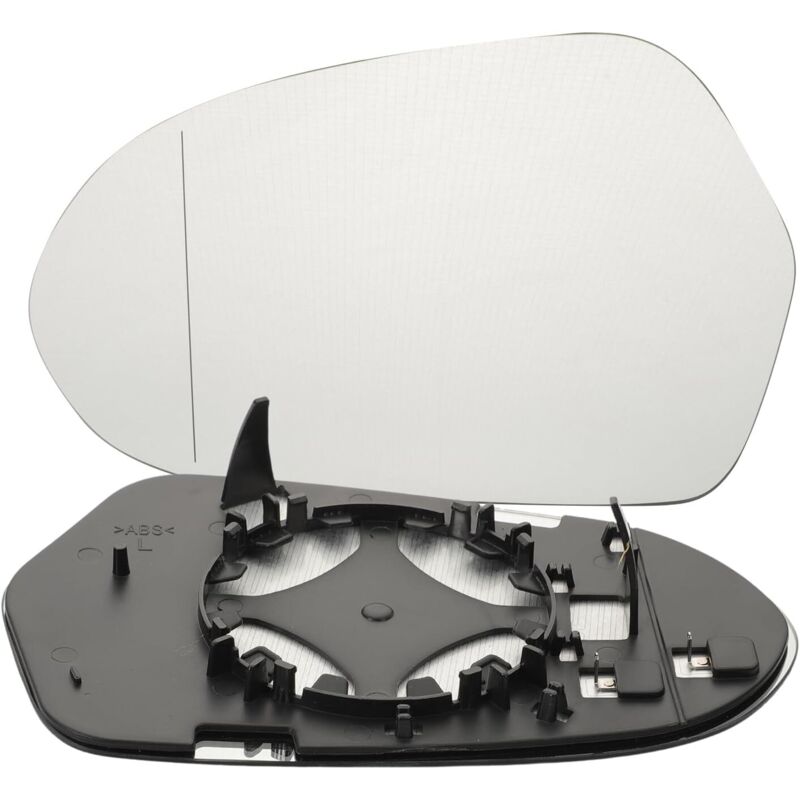 Lntyq Espejo retrovisor asférico izquierdo calefactado con placa de soporte para Audi A6 (2011, 2012, 2013, 2014, 2015, 2016, 2017, 2018). OEM: