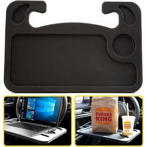 Lntyq Essens- und Laptoptablett fürs Auto Schwarz