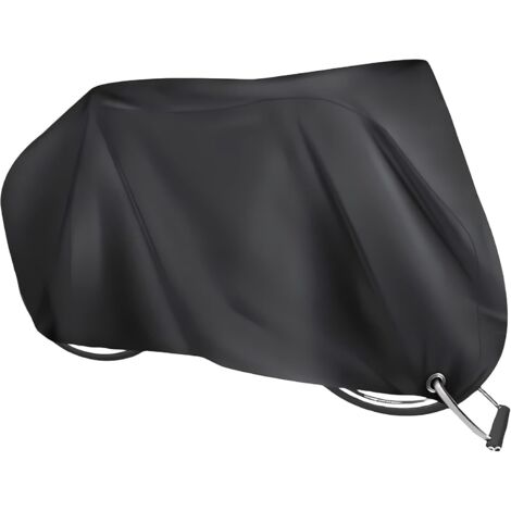Lntyq Fahrradabdeckung, 200 x 110 x 70 cm, Fahrradgarage mit Schlosslöchern, Hochwertiger Oxford-Standard, Wasserdichter Schutz Gegen Staub, Regen, Schnee, UV