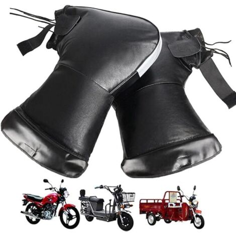 Lntyq Fahrradlenker-Fäustlinge, Motorrad-Lenkerhandschuhe, wasserdicht, winddicht, kaltes Wetter, Fahrradlenkerabdeckungen für MTB, Mountain Motor