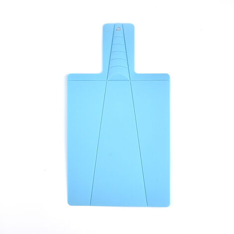 Lntyq Faltbares Schneidebrett - Blau, 38 x 21,5 cm, für Küche, Picknick, Schneiden von Obst, Gemüse, Fleisch