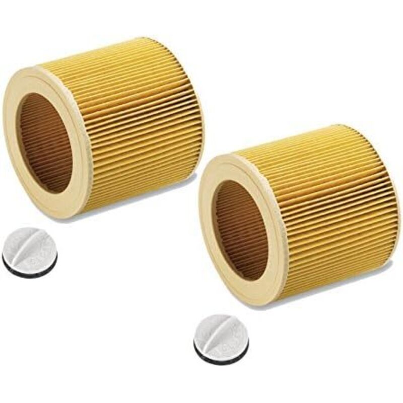 Image of Filtre à cartouche pour Karcher WD2 wd3 MV3 etc. comme 6.414-552.0 - 2pcs - Lntyq