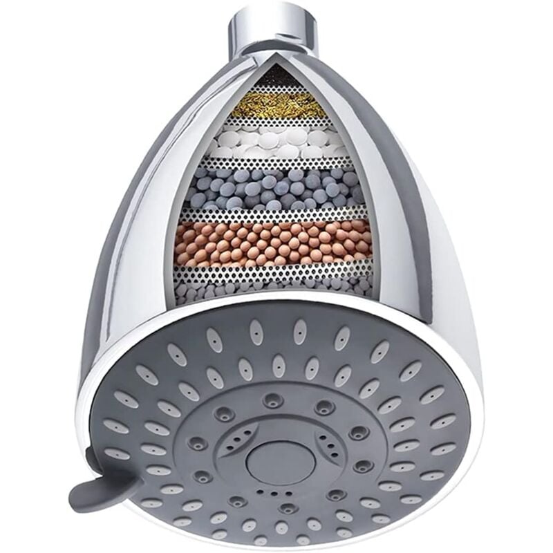 Lntyq - Filtre de pommeau de douche, adoucisseur d'eau dure en 15 étapes Filtre de pommeau de douche avec 5 modes Cartouche filtrante adoucisseur