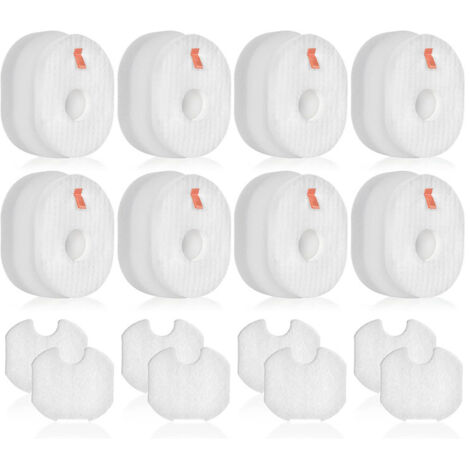 Lntyq Filtre de rechange pour aspirateur Shark Rocket HV301, HV300, HV292, HV300W, HV302, HV305, HV310, UV540, CS100, kit de 4 filtres en mousse, feutre et post-filtres, pièce de rechange XFFV300