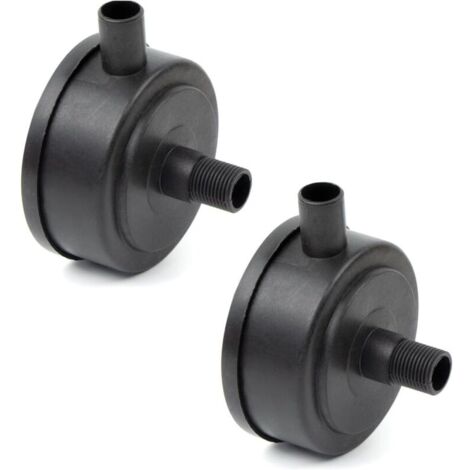 Lntyq Filtre Silencieux Compresseur D'air Accessoires, à air Comprimé 20mm Male Filetage Plastiques Coque Air Compresseur Silencieux Filtres pour Les Chaudières à Compresseur D'air 2 Pièces