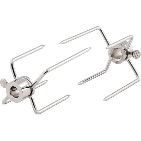 Lntyq Fleischzange (2 Stück) Fleischzange, Drehspieß-Fleischzange, Doppelte Fleischzange Fleischzange für Hähnchen, Schaschlik und Co.