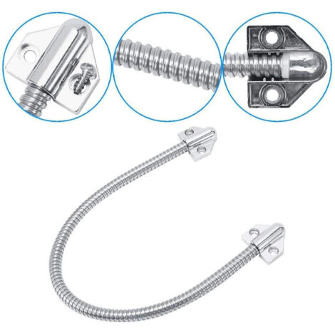Lntyq Flexible Schutzhülle für armierte Türkabel mit Enden 400 mm x 11,2 mm, weiß