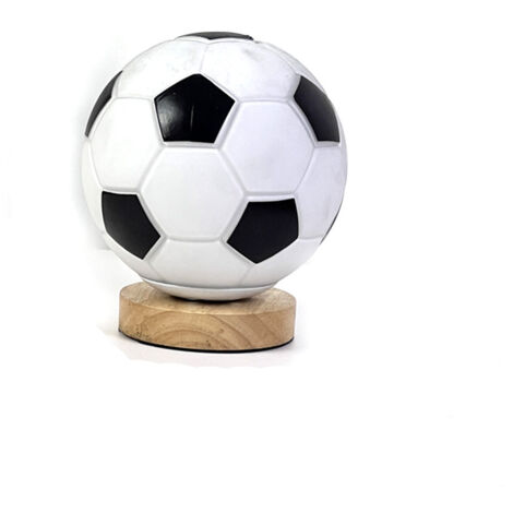 Lntyq Fußball-Nachtlicht, LED-Fußballlampe, Fußball-Schreibtischlampe, kreatives Fußball-Nachtlicht, Fußball-Bettlampe, Fußball-Zimmerdekolampe, Fußballlampe