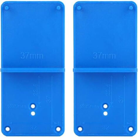 Lntyq Gabarit De Perçage, 2 Stück Gabarit De Trou De Charnière, 37mm Trou De Perçage Guide De Forage Localisateur Outil D'ouverture De Trou pour Armoire De Porte, 84cm