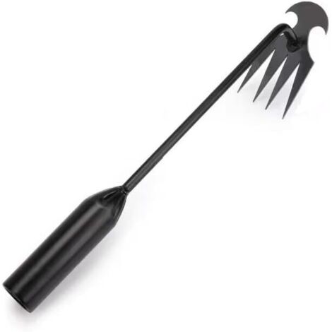 Lntyq Gartengerät, Hand-Jäter-Werkzeuge, Edelstahl-Handjäter, Unkrautzieher, Garten-Unkrautzieher, zum Entfernen von Unkrautwurzeln
