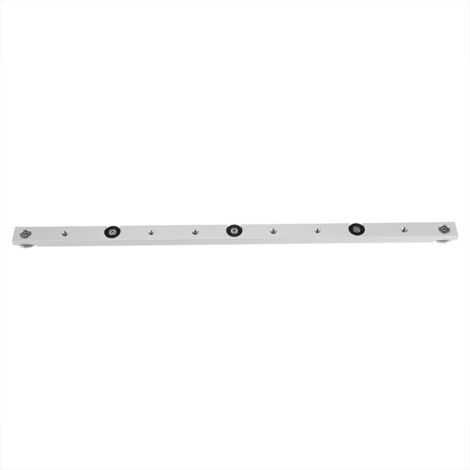 Lntyq Gehrungslehre aus Aluminiumlegierung, Schiebetisch, Sägelehre, Holzbearbeitungswerkzeug, langlebig, 450 mm