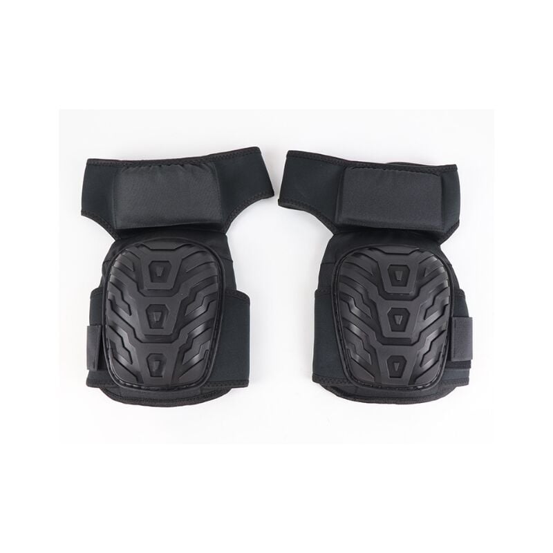 Genouillères professionnelles avec rembourrage en mousse robuste et coussin en gel pour homme et femme, sangles antidérapantes réglables pour le