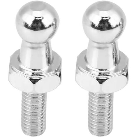 Lntyq Goujon à Bille 10mm M6 2 Pièces Goujon à Bille en Acier Inoxydable de Voiture pour Vérins à Gaz