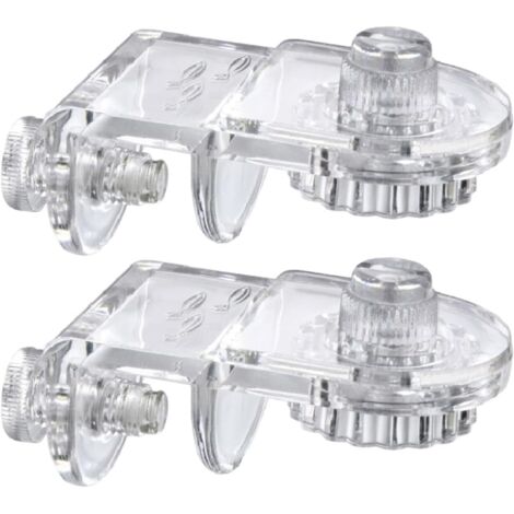 Lntyq Griff für Aquariumdeckel, oberer Aquariumdeckel – 2 Clips, Aquariumzubehör, Halter für Baldachin-Clips