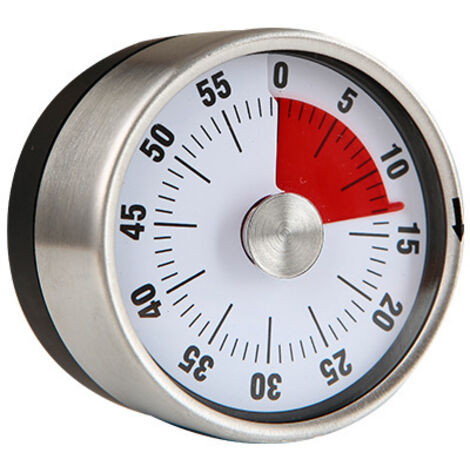 Lntyq Grundlagen des mechanischen und magnetischen Timers. Maximal 60 Minuten. Akustischer Alarm, wenn die Zeit z