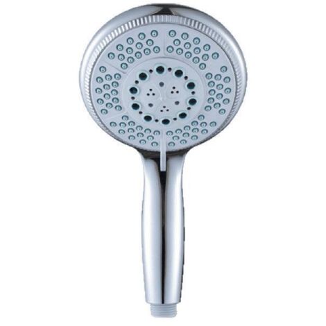 Lntyq Handbrause mit 5 Düsen für Badezimmer, großer Duschkopf (G1/2 Zoll, 120 mm)
