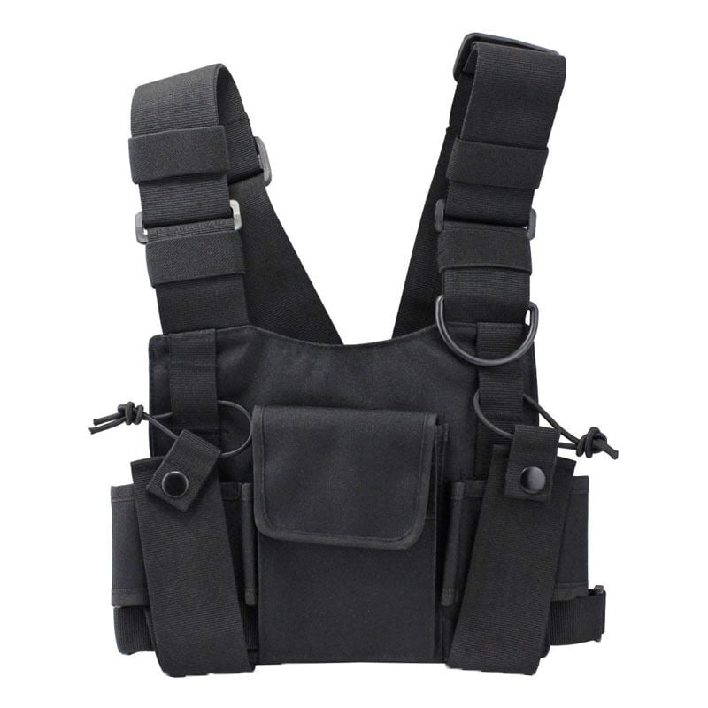 Lntyq - Harnais de Poitrine Radio, Radio Talkie walkie Poche de Poitrine Sacs Harnais Paquet Sac a Dos Etui