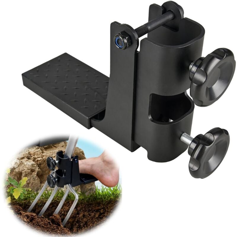 Lntyq - Houe Booster-Foot Outil de jardinage pour désherbage - Outil de désherbage vertical - Outil de désherbage - Outils de jardinage pour creuser