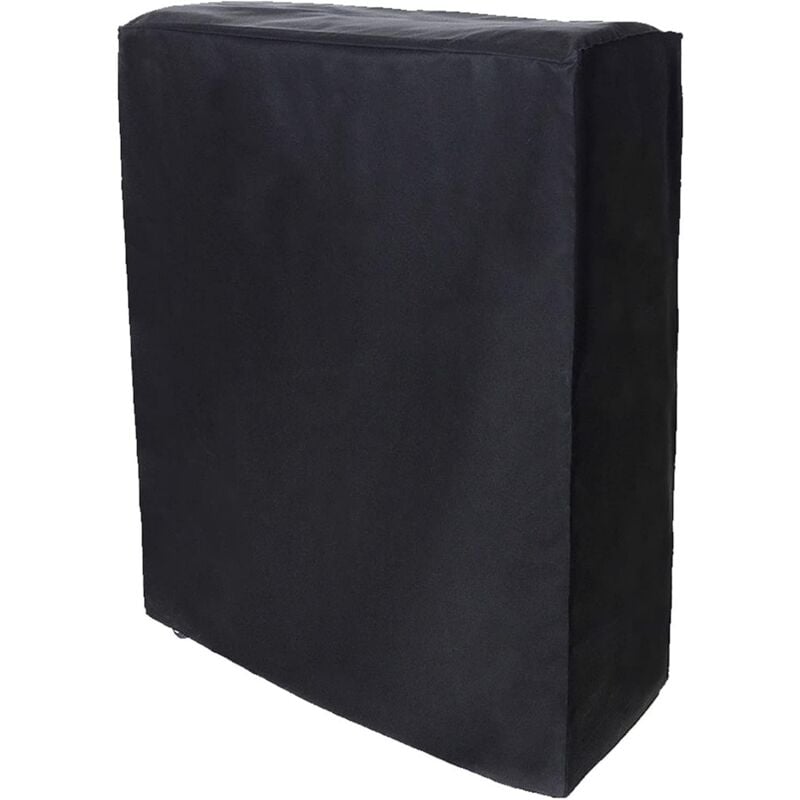 Housse de lit pliante, housse de rangement pour lit pliant noir portable housse de lit pliante housse de protection anti-poussière pour intérieur