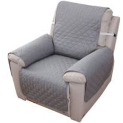 Lntyq Housse Fauteuil Relax 1 Place, Housse de Canapé Protecteur Inclinable Imperméable pour Chambre (Gris 55×200)