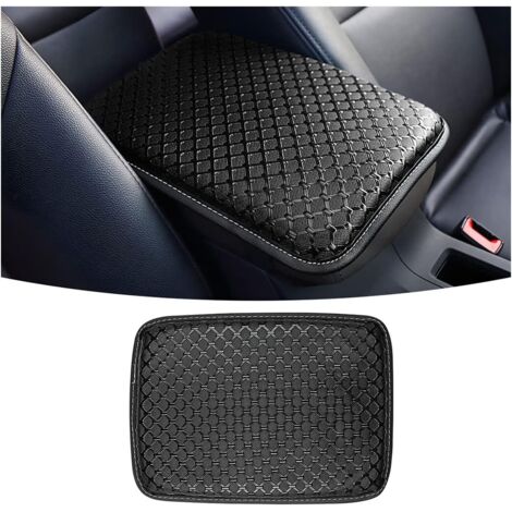 Lntyq Housse pour Accoudoir de Voiture, Coussin de Boîte D'accoudoir Voiture Housse Console Centrale, Housse de Console Centrale(Noir)