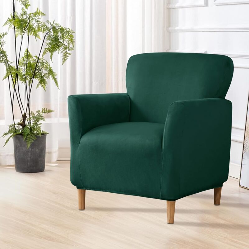 Lntyq - Housses de Fauteuil Luxe pour Banquet: Housse Chaise, 1 Pièce, Super Douce, pour Les Housses de Canapé Individuelles avec des Bras, pour