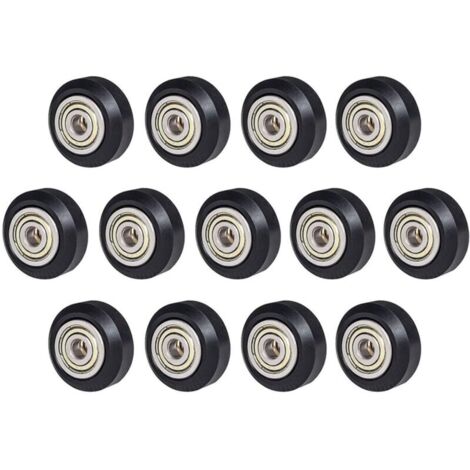 Lntyq Imprimante 3D Roue POM Poulie Plastique Roulement Linéaire Pour imprimante 3D Creality Ender 3, Ender 3 Pro, Ender 3 V2, CR-10, CR-10S, 13 pièces