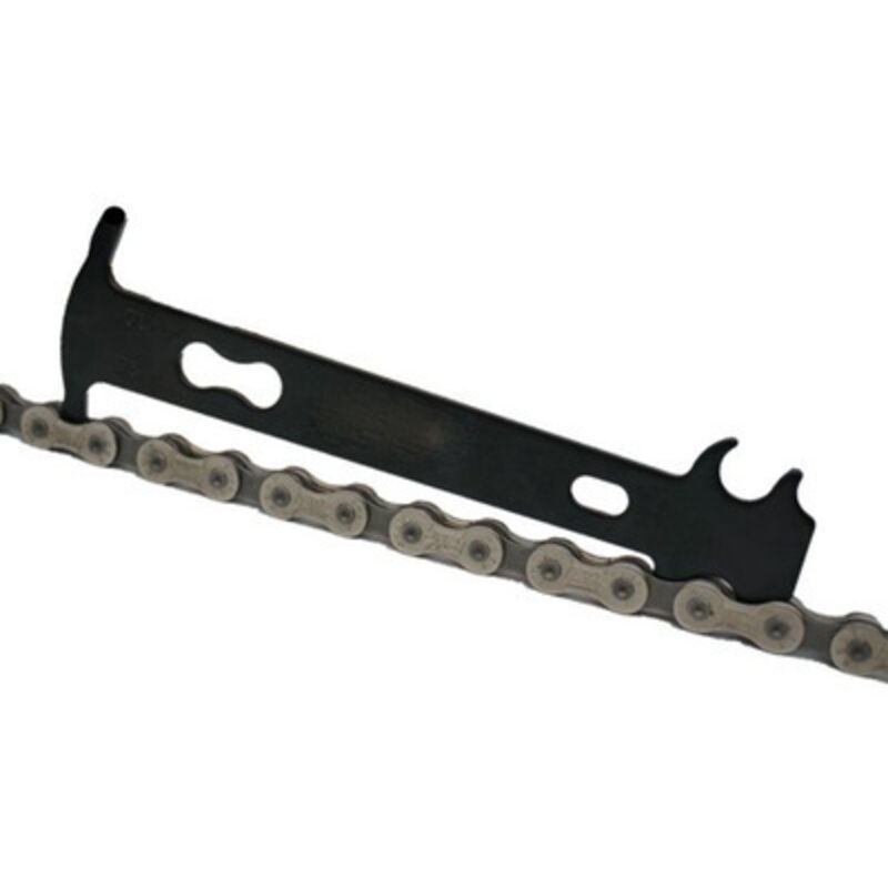 Lntyq Indicador de desgaste de cadena de bicicleta para cadenas de bicicletas urbanas, eléctricas, de montaña, de carretera y plegables (negro)